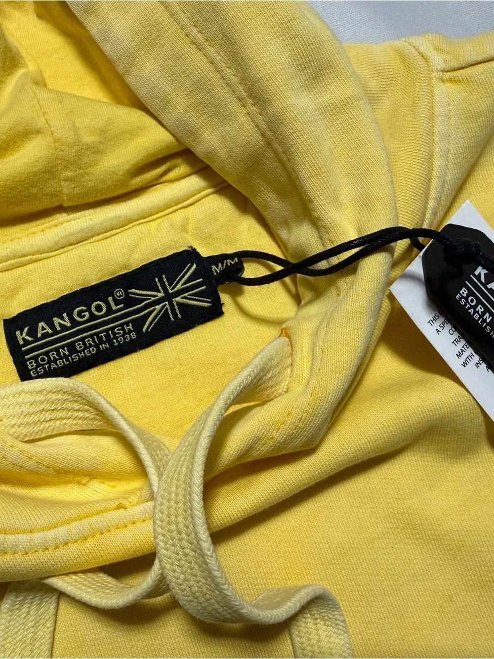 Kangol Sunlit Yellow Hooded Sweatshirt